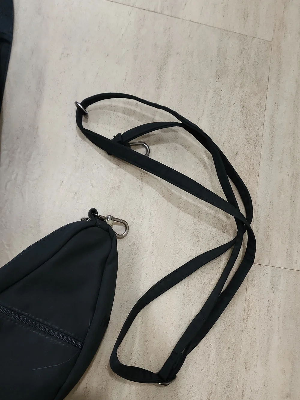 American Bag Healthy Back Bag + Mini Bag Black Travel Storage Hiking